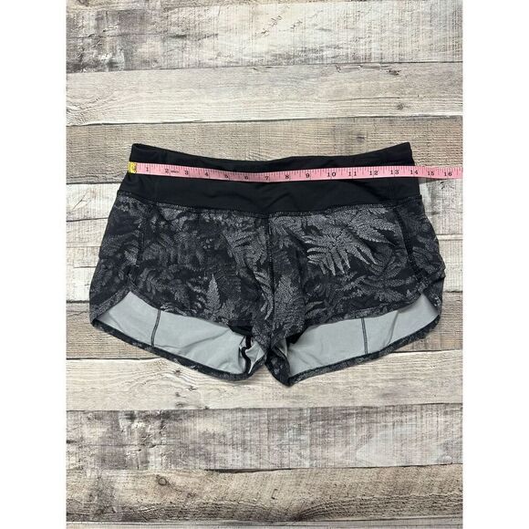 Size 4 Lululemon Speed Short 4-way Stretch 2.5" Kindred Spirit Black Multi Black - Picture 6 of 10